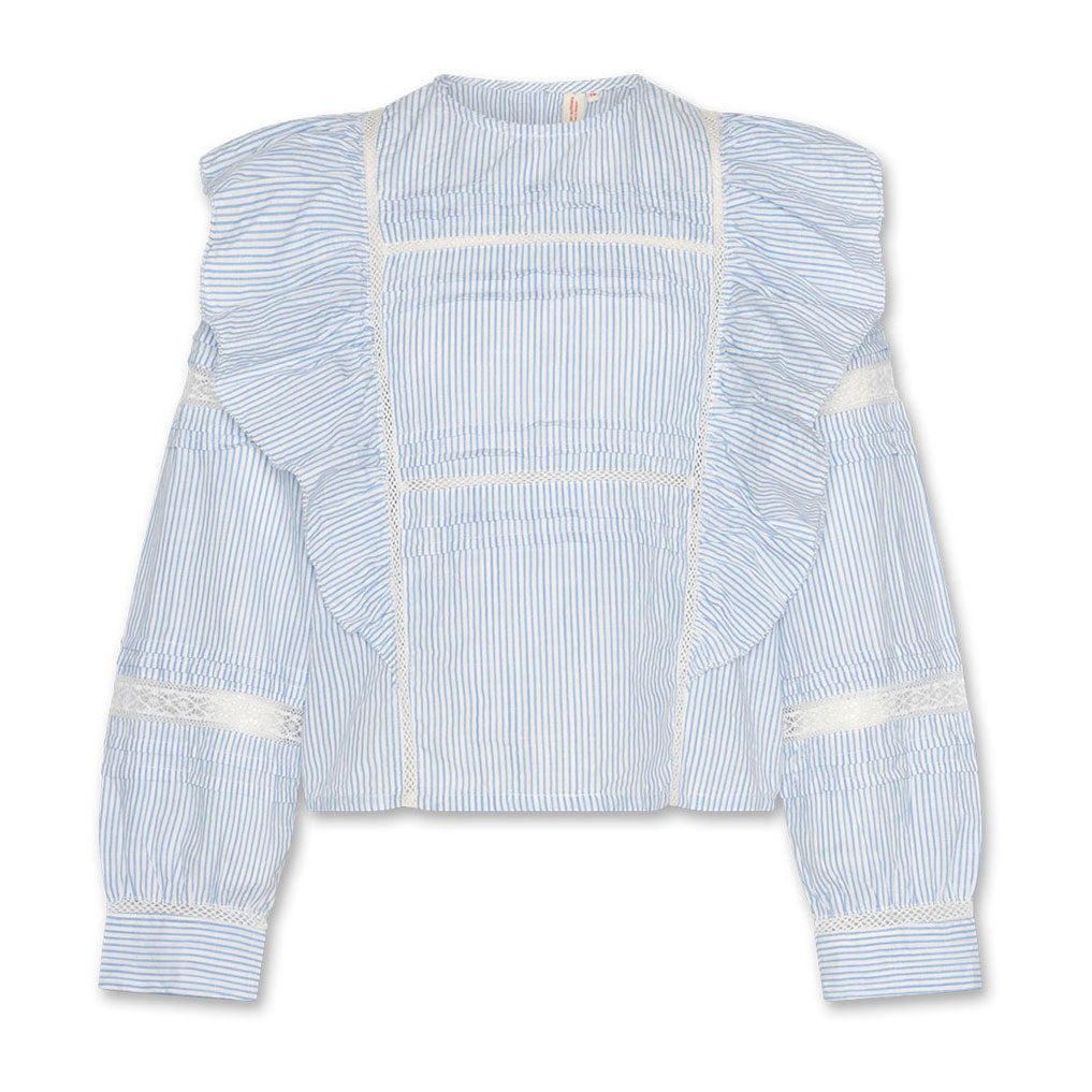 AO76 Blue Striped Leen Shirt