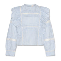 AO76 Blue Striped Leen Shirt