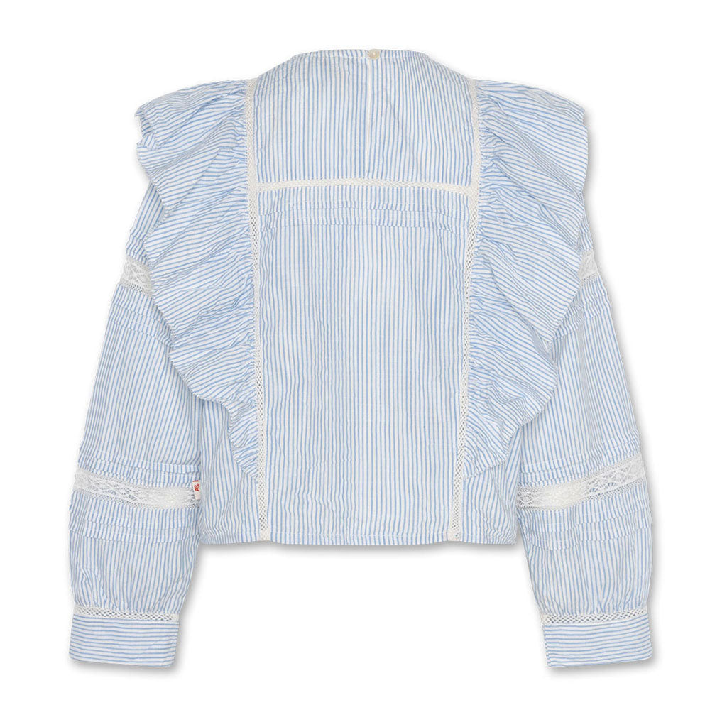 AO76 Blue Striped Leen Shirt