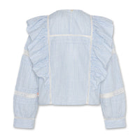AO76 Blue Striped Leen Shirt