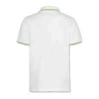 AO76 White Carter Logo Polo
