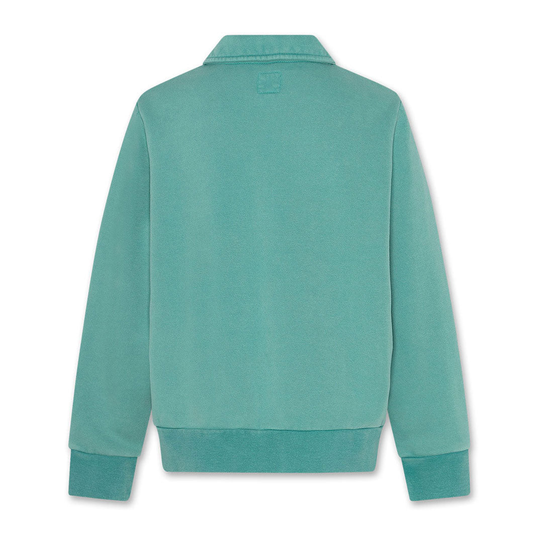 AO76 Turqoise Jack Polo Sweatshirt