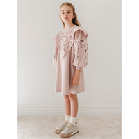 Petite Pink Dusty Lilac Terry Cut Out Sweat Dress