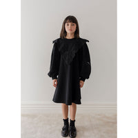Petite Pink Black Terry Cut Out Sweat Dress