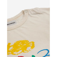 Bobo Choses Offwhite Baby Happy Mask T-Shirt