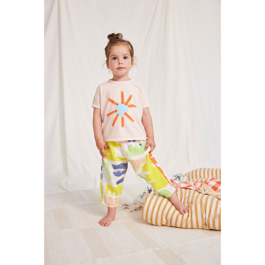 Bobo Choses Light Pink Baby Sun T-Shirt