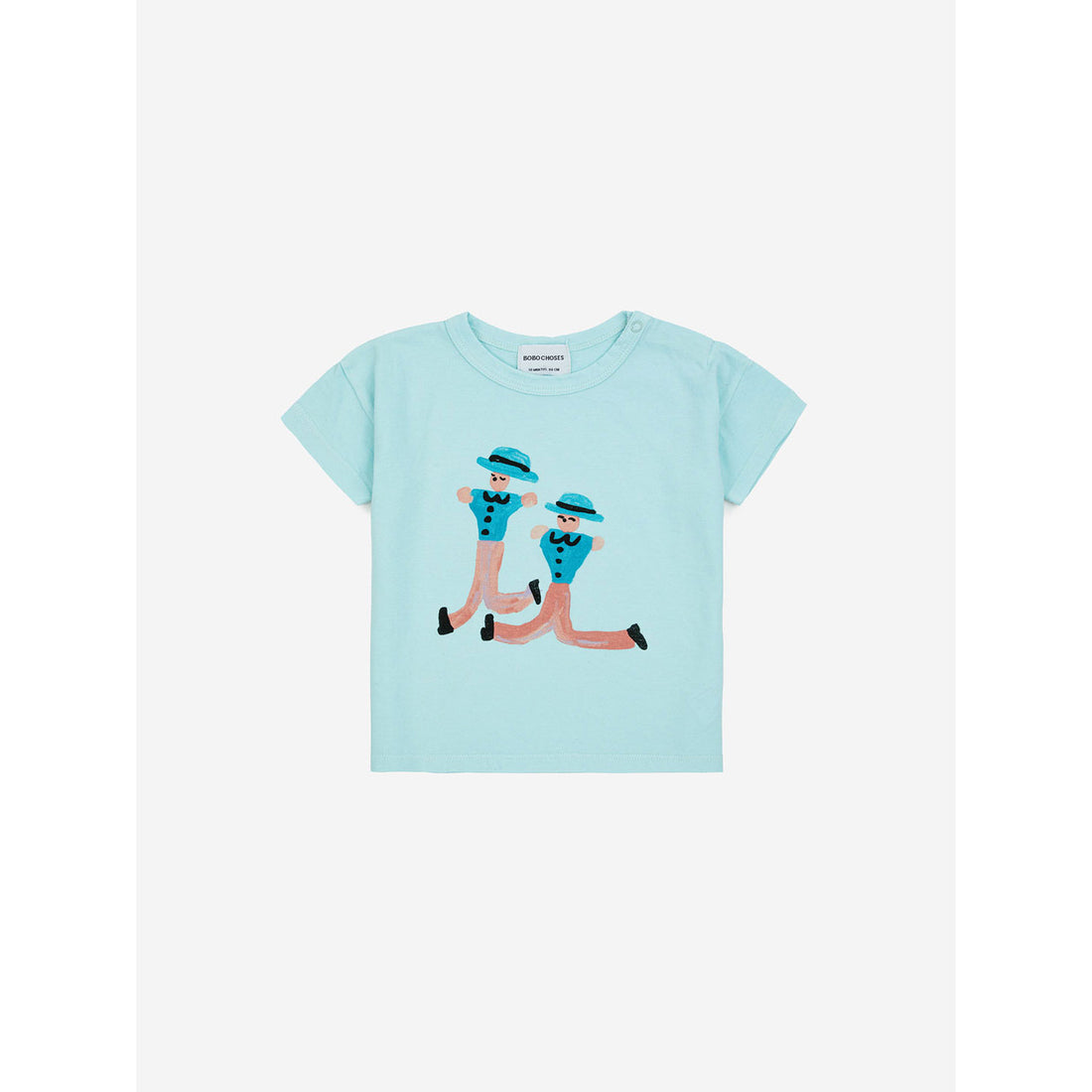 Bobo Choses Light Blue Baby Dancing Giants T-Shirt