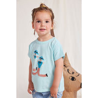 Bobo Choses Light Blue Baby Dancing Giants T-Shirt