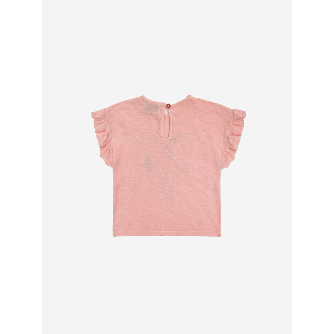 Bobo Choses Pink Baby Fireworks Ruffle T-Shirt