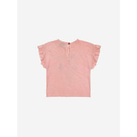 Bobo Choses Pink Baby Fireworks Ruffle T-Shirt