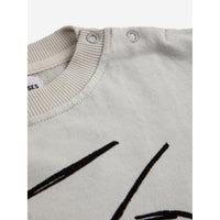 Bobo Choses Beige Baby Play The Drum Sweatshirt