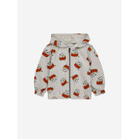 Bobo Choses Beige Baby Play The Drum Zipped Hoodie
