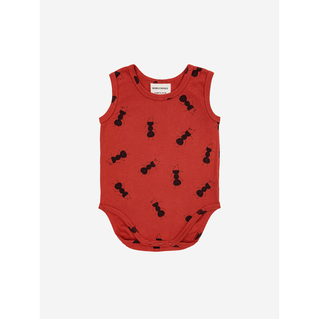 Bobo Choses Burgundy Red Baby Ant All Over Body