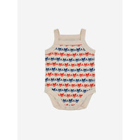 Bobo Choses Offwhite Baby Ribbon Bow All Over Body