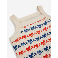 Bobo Choses Offwhite Baby Ribbon Bow All Over Body