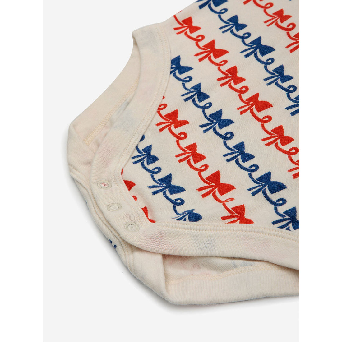 Bobo Choses Offwhite Baby Ribbon Bow All Over Body