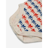 Bobo Choses Offwhite Baby Ribbon Bow All Over Body