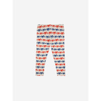 Bobo Choses Offwhite Baby Ribbon Bow All Over Leggings