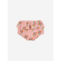 Bobo Choses Pink Baby Fireworks All Over Ruffle Woven Bloomer