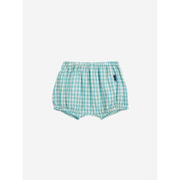 Bobo Choses Turquoise Baby Vichy Woven Bloomer