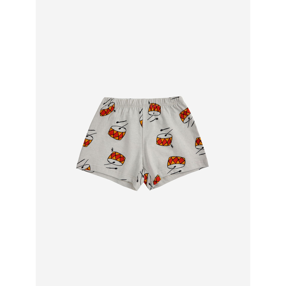 Bobo Choses Beige Baby Play The Drum All Over Shorts