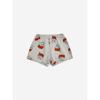 Bobo Choses Beige Baby Play The Drum All Over Shorts