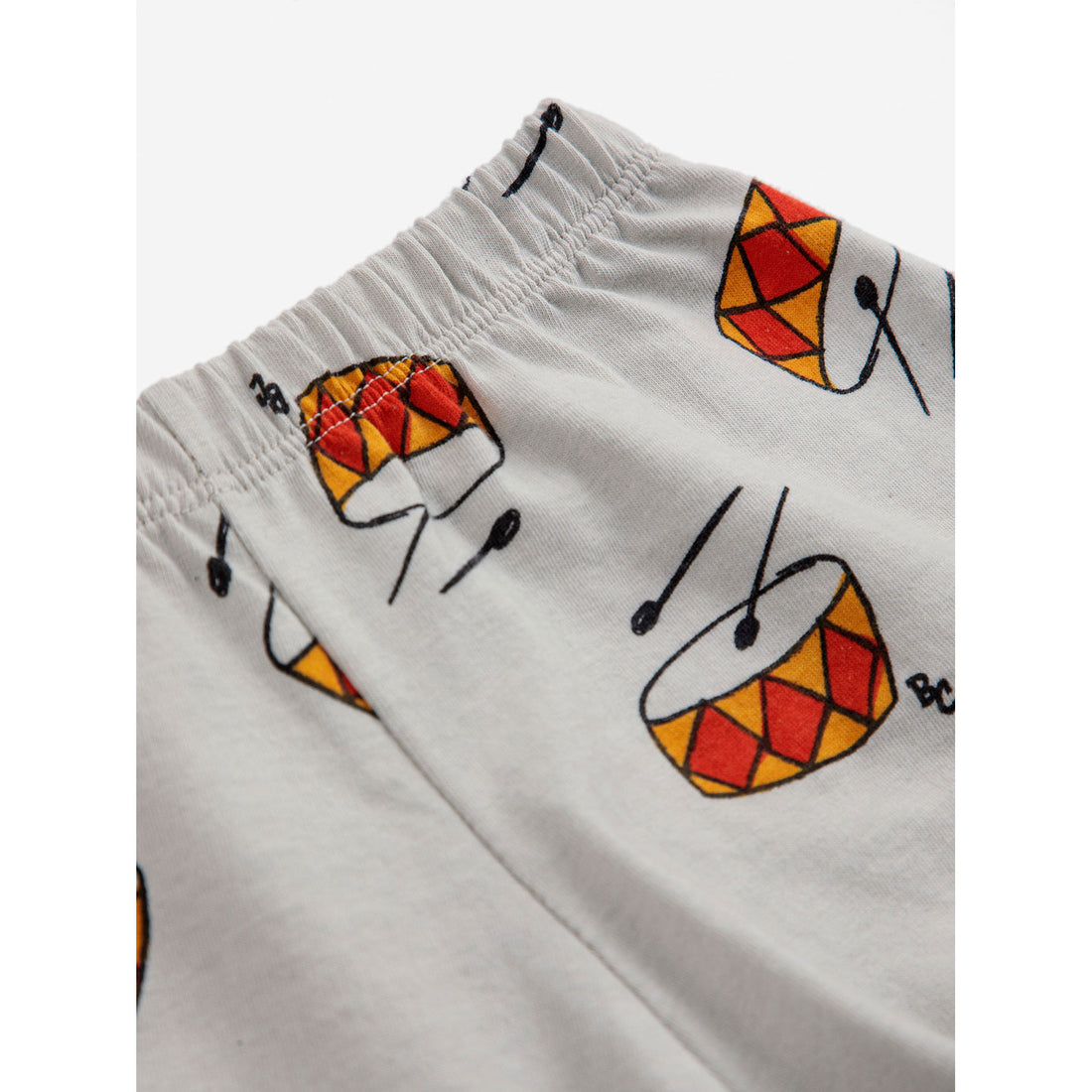 Bobo Choses Beige Baby Play The Drum All Over Shorts