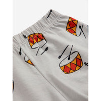 Bobo Choses Beige Baby Play The Drum All Over Shorts