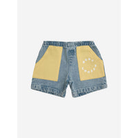 Bobo Choses Light Yellow Baby Bobo Choses Circle Bermuda Shorts