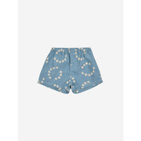 Bobo Choses Light Blue Baby Bobo Choses Circle Denim Bermuda Shorts