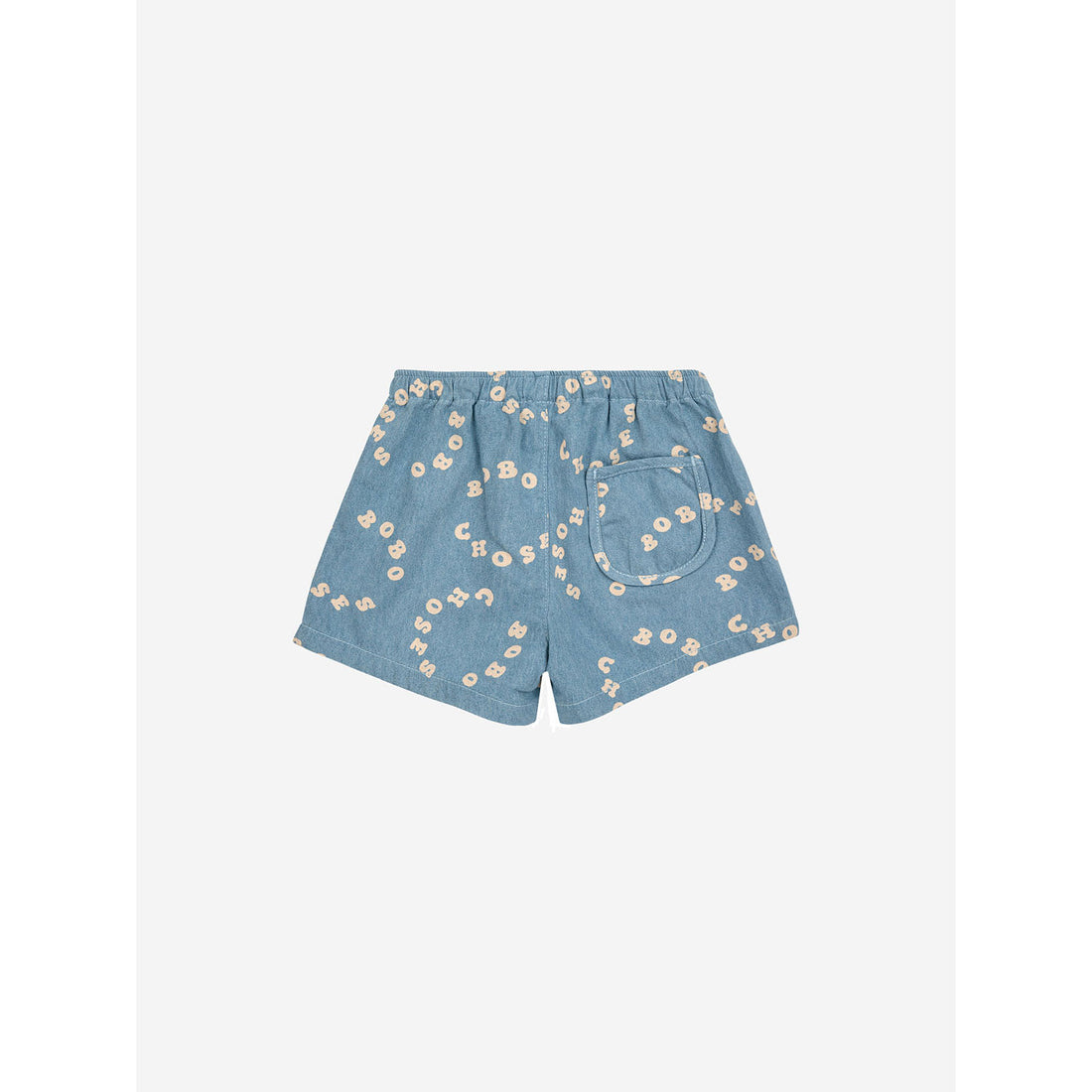 Bobo Choses Light Blue Baby Bobo Choses Circle Denim Bermuda Shorts