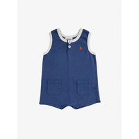 Bobo Choses Navy Blue Baby Tomato Playsuit