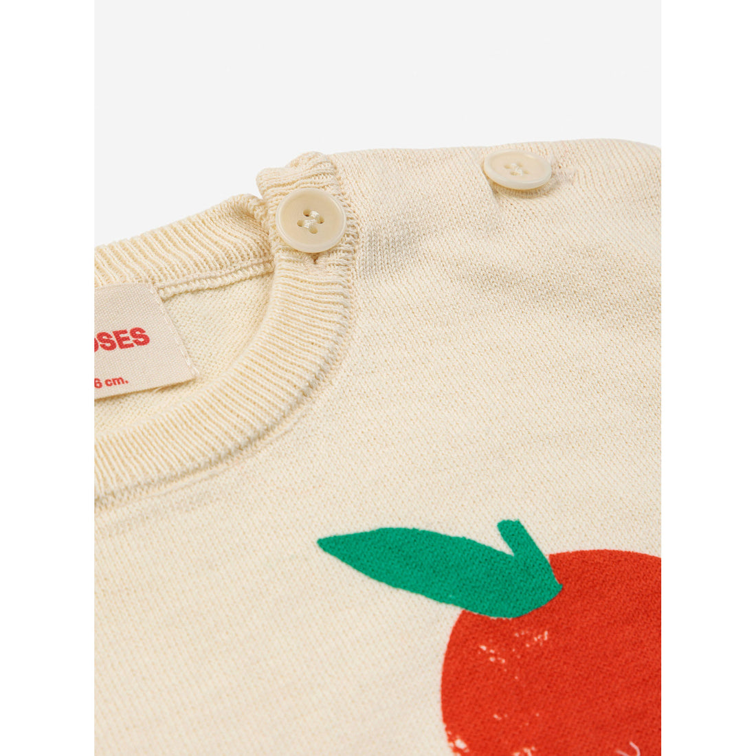 Bobo Choses Offwhite Baby Tomato Knitted T-Shirt