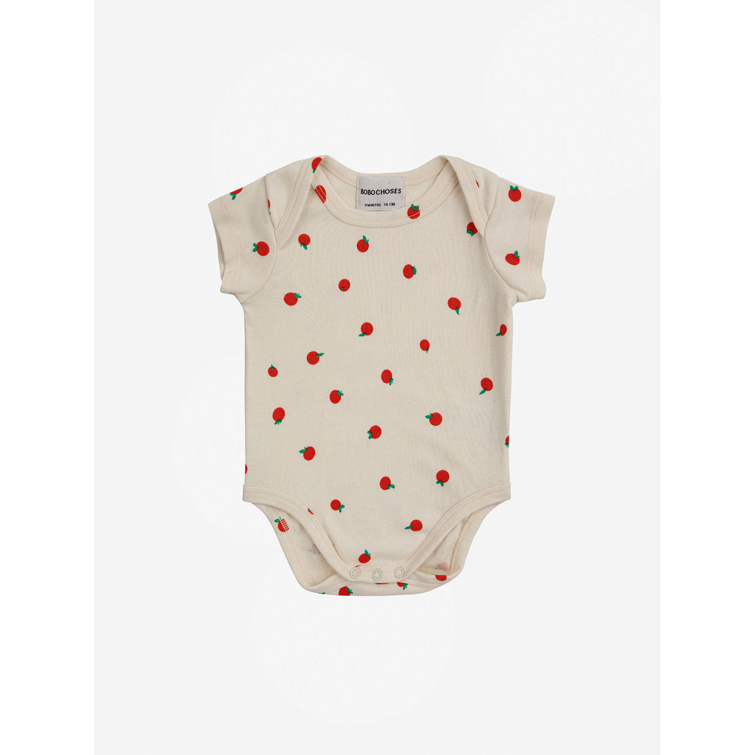 Bobo Choses Offwhite Baby Tomato Body And Vichy Set