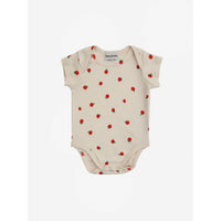 Bobo Choses Offwhite Baby Tomato Body And Vichy Set