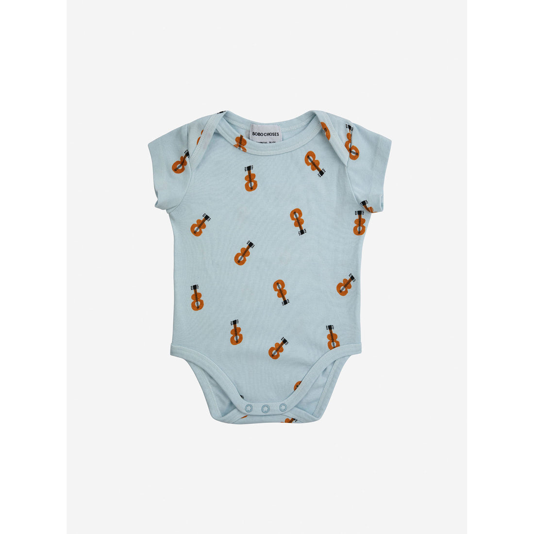 Bobo Choses Light Blue Baby Acoustic Guitar Body And Vichy Set