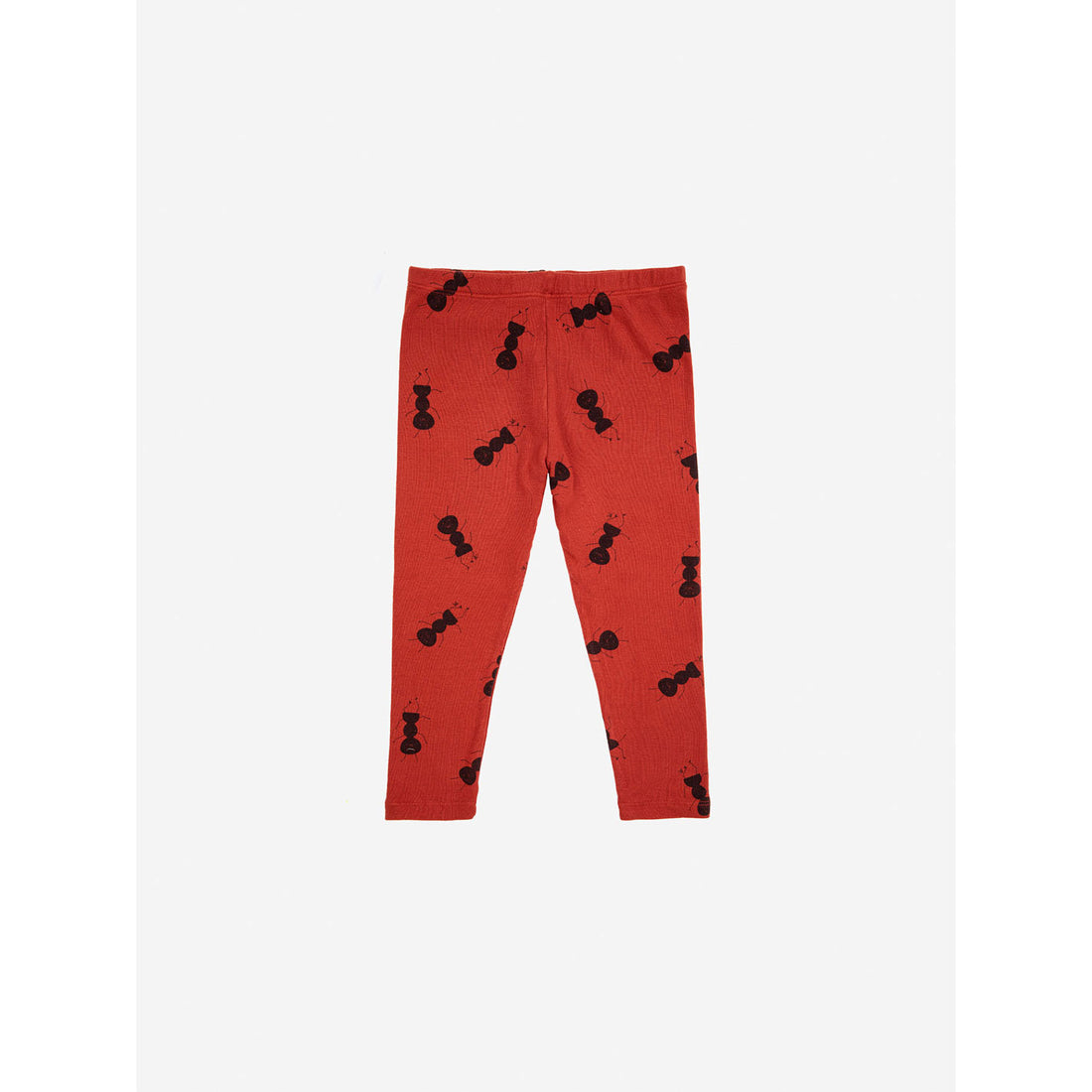 Bobo Choses Burgundy Red Baby Ant All Over Leggings