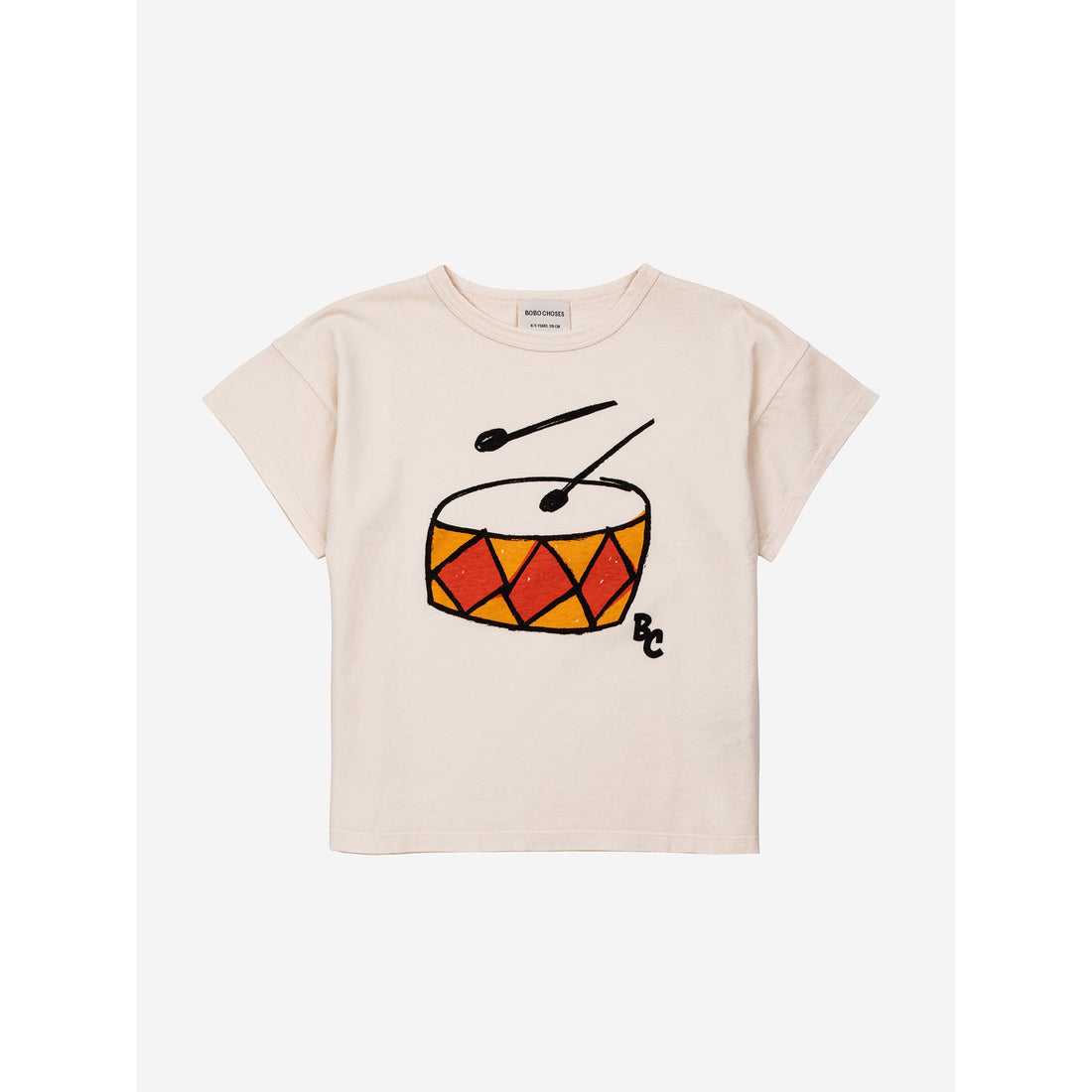 Bobo Choses Offwhite Play The Drum T-Shirt