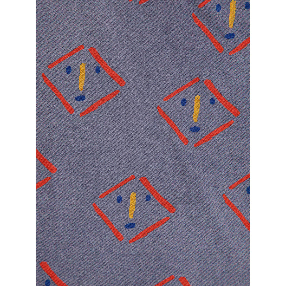Bobo Choses Prussian Blue Masks All Over T-Shirt