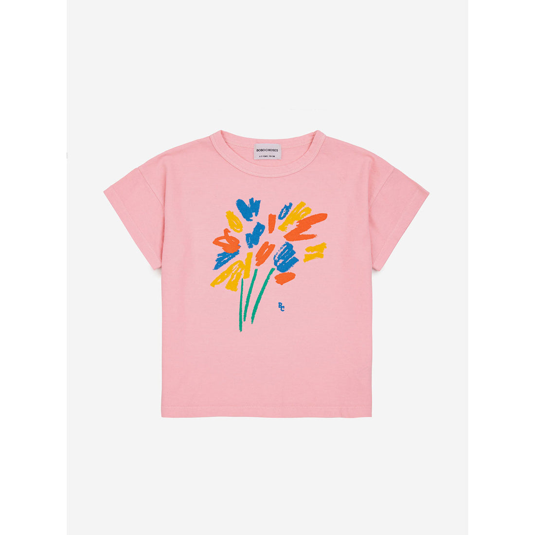 Bobo Choses Pink Fireworks T-Shirt