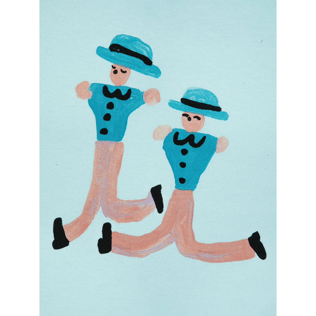 Bobo Choses Light Blue Dancing Giants T-Shirt