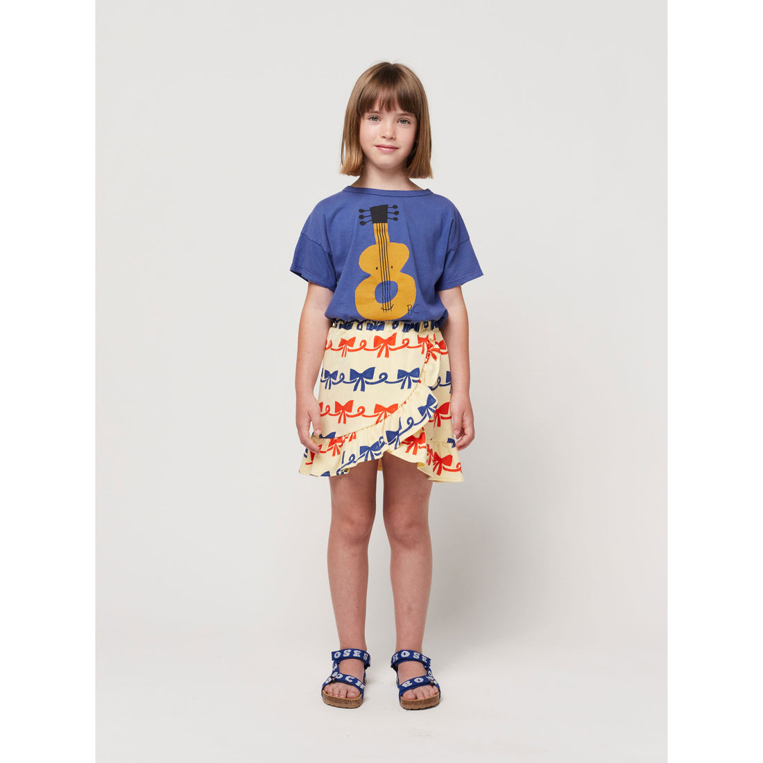Bobo Choses Navy Blue Acoustic Guitar T-Shirt