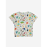 Bobo Choses Offwhite Funny Insects All Over T-Shirt