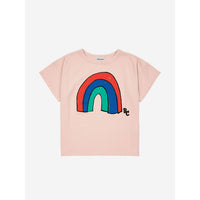 Bobo Choses Light Pink Rainbow T-Shirt