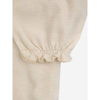 Bobo Choses Offwhite Smiling Mask Puffed Sleeves T-Shirt