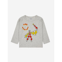 Bobo Choses Light Heather Grey The Parade Master Long Sleeve T-Shirt