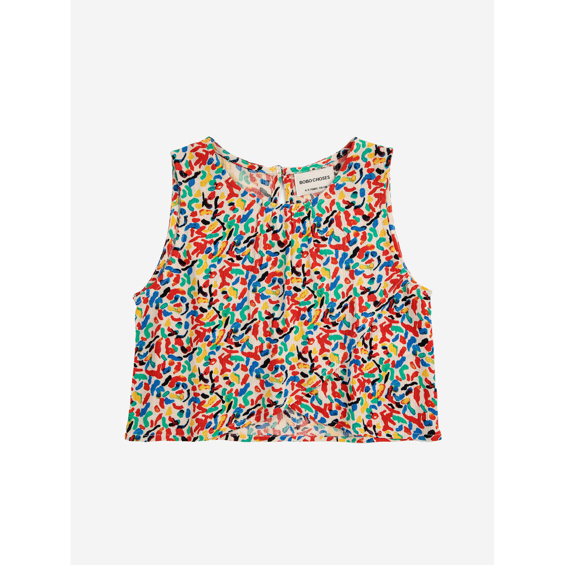 Bobo Choses Multicolor Confetti All Over Woven Top