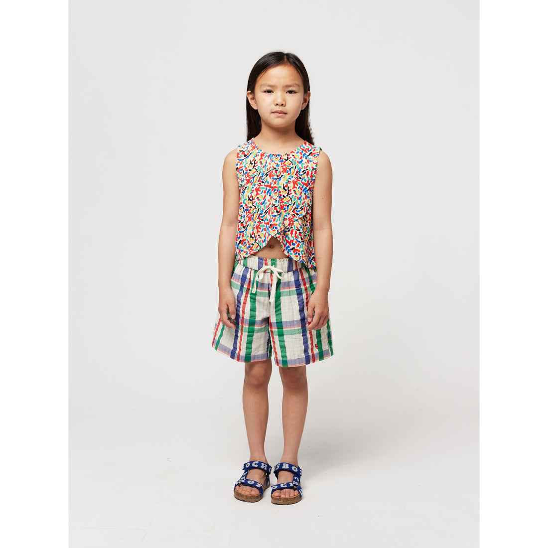 Bobo Choses Multicolor Confetti All Over Woven Top
