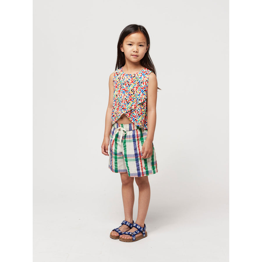 Bobo Choses Multicolor Confetti All Over Woven Top