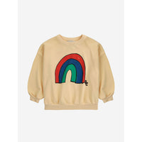 Bobo Choses Light Yellow Rainbow Sweatshirt